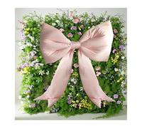 MFESFCS Lazo De Satén Grande Oversized Giant Bow Decor For Wedding Birthday Party Photo Props Shop Window Decor(H1.8mX1.8m)