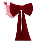 MFESFCS Lazo De Satén Grande Pink Iridescent Giant Bow Wall Backdrop Decor For Birthday Wedding Party Background Stage Setup Event Ribbon Decoration(F Flannel,80cmx60cm 4m)