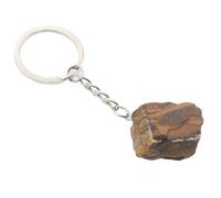 Mfewcabn Llavero De Piedras Preciosas De Cristal,Llavero De Ojo De Tigre Natural,Llaveros De Cristales De Reiki Para La Amistad,Mujeres,Hombres,Niñas,Bicicletas,Color,30Mm