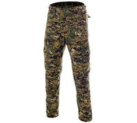 MFH BDU Combate Pantalones Ripstop Digital Woodland tamaño XL