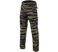 MFH BDU Combate Pantalones Ripstop Tiger Stripe tamaño L