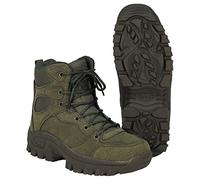 MFH Botas Comando, Botas, Zapato de Trekking, Tobillo Alto, Zapato de Senderismo, Zapato de Montaña, Zapato de Exterior (Oliv/42)
