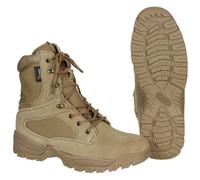 MFH Botas de trabajo Cordura Cuero Trekking Outdoor Botas Hombre Impermeable