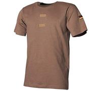 MFH Camisa Tropical Bundeswehr con Insignia y Velcro (Coyote/M)
