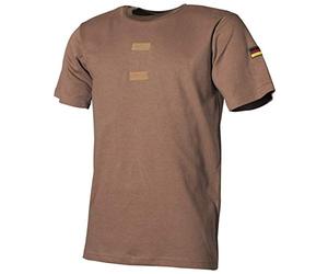 MFH Camisa Tropical Bundeswehr con Insignia y Velcro (Coyote/XL)
