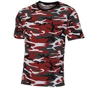 MFH Camiseta US Streetstyle - Red Camo tamaño XL