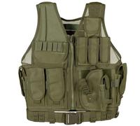 MFH Chaleco Marine Ejército Táctico Airsoft Ligero Militar Caza Verde aceituna