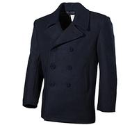 MFH Hombre US Abrigo de Solapas Azul tamaño L
