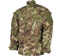 MFH Hombres Chaqueta de Campo ACU Ripstop Eeuu Uniforme Vegetato Woodland Camo