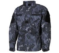 MFH Hombres Chaqueta de Combate Snake Black Talla M