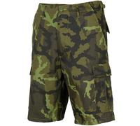 MFH Hombres Pantalón Cortos Bermudas US BDU Militar Combate Czech Woodland Camo