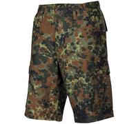MFH Hombres Pantalón Cortos Bermudas US BDU Militar Combate Flecktarn Camo
