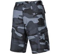MFH Hombres Pantalón Cortos Bermudas US BDU Militar Trabajo Combate Skyblue Camo