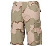 MFH Hombres Pantalón Cortos Bermudas US BDU Ripstop 3-Colour Desert tamaño XL