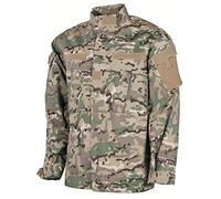 MFH Hombres US ACU Ripstop Campo Chaqueta Operation Camo tamaño L