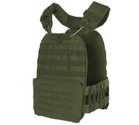 MFH Laser MOLLE Chaleco táctico PALS Militar Ejército Airsoft Verde aceituna