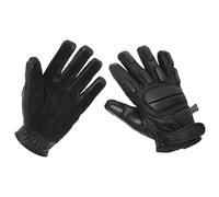 MFH Protect Leather Guantes Tactico Militar Combate Seguridad Patrulla Negro