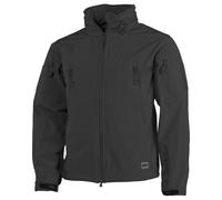 MFH Scorpion Softshell Chaqueta Hombre Ejército Seguridad Militar Combate Negro