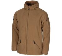 MFH Sudadera Táctica Forro Polar Coyote Con Capucha Exterior
