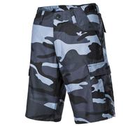 MFH Hombres Pantalón Cortos Bermudas US BDU Militar Trabajo Combate Skyblue Camo