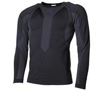 MFH Thermo-Sport-función - Camiseta Interior, de Manga Larga, Colour Negro, XL