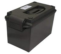 MFH US - Caja de plástico para municiones, 50 mm, color verde oscuro