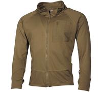 Mfh Us Táctico Militar Soft Shell Capa Base Chaqueta Secado Rápido Top Coyote Ta