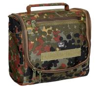 MFH Washbag Bolso De Tocador Paquete Cámping Bolsillo Organizador Flecktarn Camo