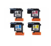 MFHgLKT C4810A Negro C4811A Cian C4812A Magenta C4813A Amarillo Cabezales de impresión compatibles con impresoras Designjet 70 100 110 111 120 500 510 800(1BLACK 1CYAN 1MAGENTA 1YELLOW)