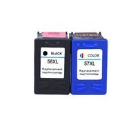 MFHgLKT Cartucho de inyección de Tinta de Color remanufacturado Compatible con 56 57 56XL 57XL para impresoras 4110 4255 4256 5510 5608 5609 5679(1SET 2PCS)