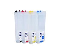 MFHgLKT Cartucho de Tinta a Granel Recargable vacío Compatible con 728 DesignJet T830 T730 F9J68A F9J67A F9J66A F9J65A Chip Estable 730 830
