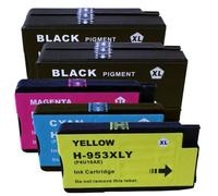 MFHgLKT Cartucho de Tinta Compatible con 953 XL para Impresora Officejet Pro 7740 8210 8218 8710 8715 8718 8719 8720 8725 8728 8730 8740(5pk-2BK 1C 1M 1Y)