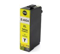 MFHgLKT Cartucho de Tinta Compatible T40D1 T40D2 T40D3 T40D4 para impresoras de inyección de Tinta de la Serie SC-T3100 SC-T5100 SC-T2100(T40D4-YELLOW)