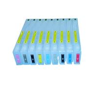 MFHgLKT Cartucho de Tinta Recargable vacío con Chip y reiniciador de Chip Compatible con impresoras Surecolor P6000 P7000 P8000 P9000