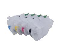 MFHgLKT Cartucho de Tinta Recargable vacío LC402 LC402xl con Chip desechable Compatible con impresoras MFC-J5340DW J6740DW J6540DW J6940DW(LC402xl Cartridge)
