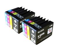 MFHgLKT Juego de Cartuchos de Tinta compatibles con Officejet 6700 7510 7512 7110 7610 7612 Modelo 932XL 933XL(8PK-2BK 2C 2M 2Y)