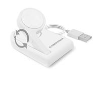 [MFI certificado] Apple iWatch base de carga portátil magnético, diseño plegable para activar el modo mesita de noche con 3 m de largo cable USB para todos los modelos Iwatch