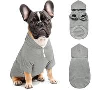 Mfiker Sudadera con capucha para perro pequeño para otoño e invierno, suéter para perro pequeño con agujero para correa y bolsillo, sudadera con capucha para niños y niñas, cachorros pequeños y