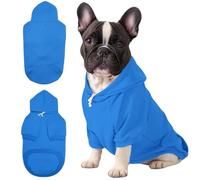 Mfiker Sudadera con capucha para perro pequeño para otoño e invierno, suéter para perro pequeño con agujero para correa y bolsillo, sudadera con capucha para niños y niñas, cachorros pequeños y
