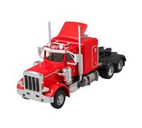 MFMEXUL 1:32 Camión Pesado de Aleación, Modelo de Transporte, Adorno de Mesa, Desarrollo de Habilidades Motoras con Luz Y Sonido para Preescolar, Rojo