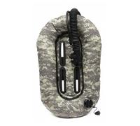 MFMEXUL 1 Unidad Nylon-tauchweste para Buceo Posterior Bladder Resistente Arnés Adaptable Adecuado para Cuevas Profesionales, Camuflaje del Desierto