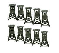 MFMEXUL 10 Piezas de Figuras de de Torres de Guardia Militar, Accesorios del, Kit de Modelo de Plástico en Miniatura para La Construcción de