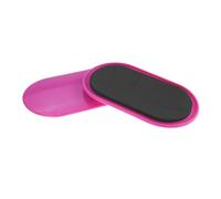 MFMEXUL 2 Discos Deslizantes Ovalados de PP Y EVA para Entrenamiento Físico, Accesorios de Ejercicio para Hombres, Mujeres Y Adultos en El Gimnasio, Rosa