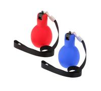 MFMEXUL 2 Silbatos de Mano para Entrenamiento, Silbatos Deportivos, Silbatos para Exteriores para Entrenamiento, Rojo Azul Real