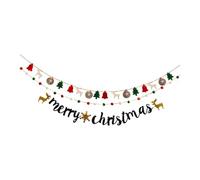 MFMEXUL 4 banderines de papel LED colgantes de Navidad para decoración de ambiente festivo, función de iluminación adecuada para fiestas, oficina en casa, estilo A