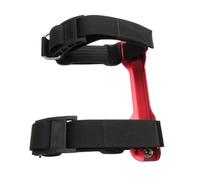 MFMEXUL Adaptador de Tanque Único para Buceo Soporte Trasero con Abrazadera Ligera Correa de Sujeción Mecanismo de Aluminio Nylon Adecuado para, Rojo