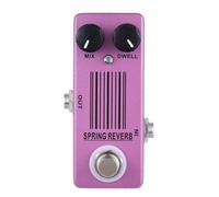 MFMEXUL Audio Processor Pedal de Reverb de para Guitarra Controles Intuitivos de Mezcla y Sostenido Conmutador Metálico y Luz Indicadora Adecuado para Estudio Ensayo Actuaciones