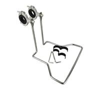 MFMEXUL Bike Cargo Rack Resistente con Soporte para Bicicleta Portaequipaje para Ciclismo Accesorios de Acero Inoxidable Carga Fuerte y Fácil Instalación, Handlebar Mount B