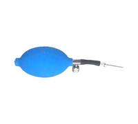 MFMEXUL Bomba de Aire Manual para Inflar Rápidamente Balones de Gimnasia Artística Y Voleibol, Azul