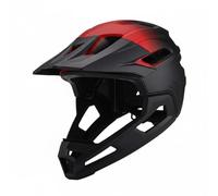 MFMEXUL Casco Protector Adulto para Montaña Seguro Modular Ajustable Transpirable Integración de PC Adecuado para Adultos en Deporte al Aire Libre, Degradado Negro-Rojo, L